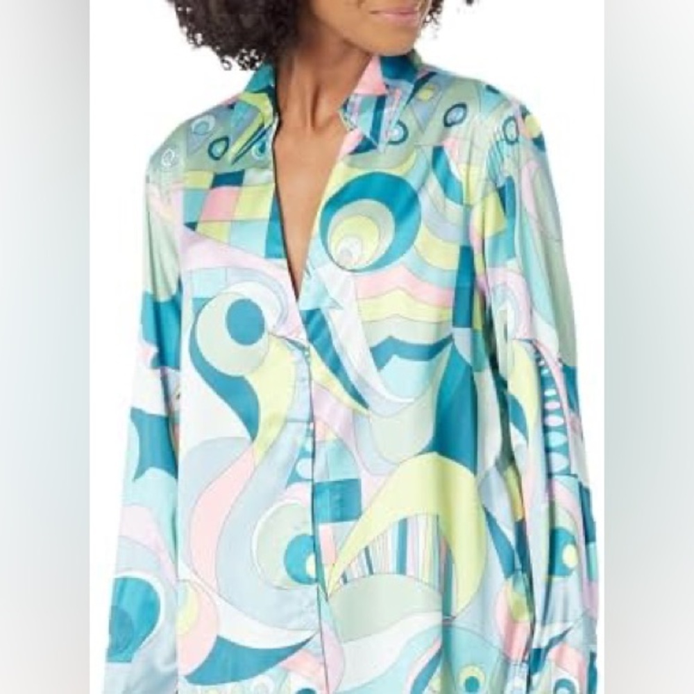Show me your mumu Colorful Abstract Women's‎ Top size M